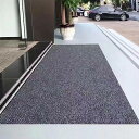玄関マット キッチンマット屋外 室内 滑り止め 業務用 無地 大判 マット シンプル 泥落とし 足ふきマット(グレー90*300)