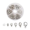 カニカン 6種セット 5サイズ 6mm 8mm 12mm 丸カン マルカン 金具セット 基礎パーツ DIY アクセサリー パーツ リング ハンドメイド 手芸 ク...