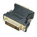 DVI VGA 変換 アダプター DVI-D (24+1) オス to VGA (ミニ D-Sub 15ピン) メス コンバーター 単方向伝送 フルHD 108...