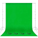 EMART グリーンバック(綿) 緑 背景布 180*280cm コートクリップ付き グリーンバック 1.8*2.8m クロマキー合成 緑 布 撮影用 スタジオ...