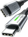 INIU USB Type C ケーブル 100W 5A PD QC 4.0対応 2m 急速充電 高速データ転送 高耐久ナイロン編み Type c to Typ...