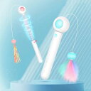 TATAKU 2in1 猫 おもちゃ 猫じゃらしと猫用LEDライト 猫用品 ペット用品 猫 LEDポインター ねこじゃらし 釣り竿 ストレス解消 運動不足解消 ...
