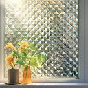 Qualsen 窓ガラスフィルム 目隠し シート ガラスフィルム 窓 水貼り 剥がせる 窓 フィルム 断熱 遮熱 UV 紫外線カット 結露防止 玄関 目隠し窓シ...