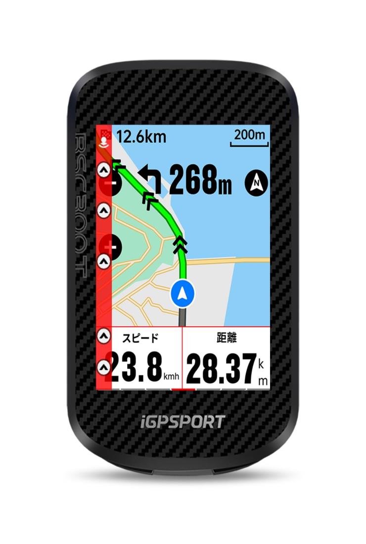 iGPSPORT BSC300T サイクルコンピュータ サイコン タッチスクリーン搭載 自転車 ナビ ...