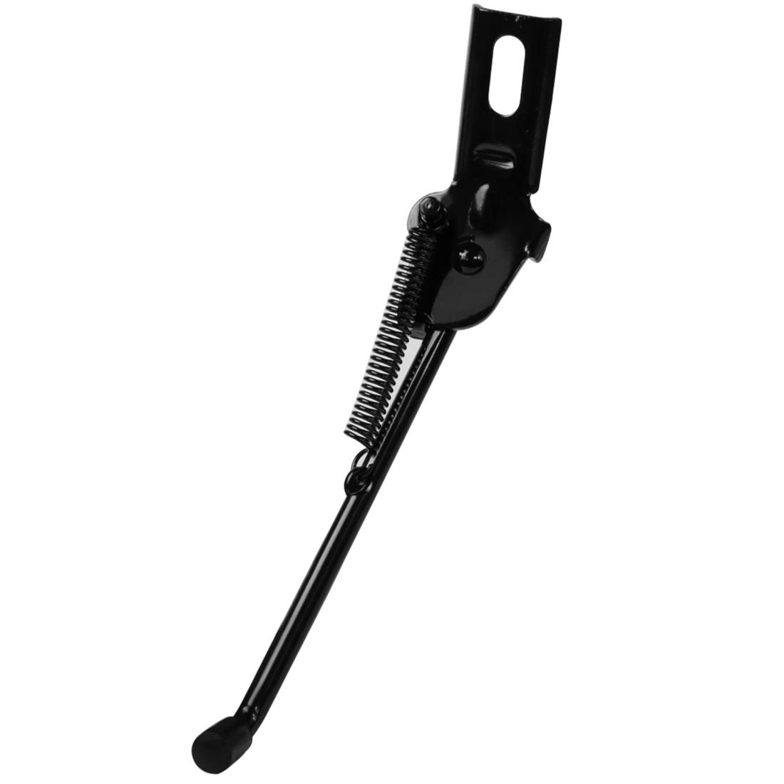 Cyfie 16インチ 自転車 スタンド キックスタンド サイドスタンド 子供用 片足スタンド 後輪 黒 座金付き 補佐輪取り換え 片足汎用 ステンレス