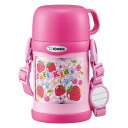 象印マホービン(ZOJIRUSHI) 水筒 ステンレス クール キッズ スポーツ ボトル 2 WAY ストロー & コップ タイプ 450ml ピンク SC-Z...