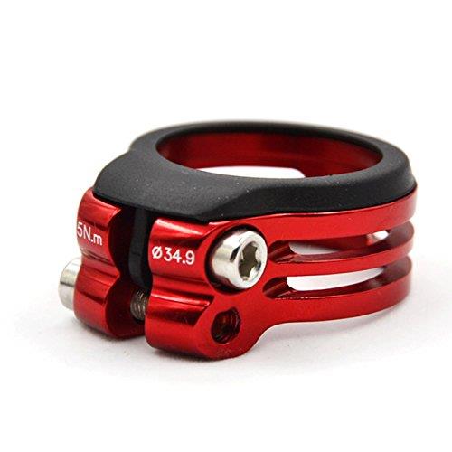 FOURIERS シートポスト クランプ シートクランプ レッド clamp red 34.9mm