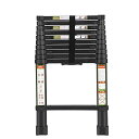 RIKADE 伸縮はしご 耐荷重150kg 軽量 持ち運びやすい 折り畳み 伸縮梯子 多機能アルミはしご 自動ロック スライド式 伸縮自在 梯子 室内室外両用 ...