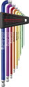PB SWISS TOOLS マルチアングルレインボー六角レンチセット 2222LH-10RBCN