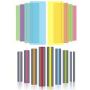 サムコス 読書ガイド しおり リーディングルーラー 16枚セット 読書ガイド ストリップ 重ね合わせ リーディングストリップ 読書ストリップ ブックマーク 読書...