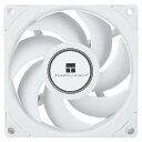 Thermalright tl-B8w cpuファンコンピューターケースファン静音4ピンpwm pcファン、80mm静音クーラーファン、2200 rpm速度、cpu冷却ファン(白)