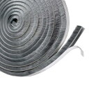 隙間テープ 10m×9mm×9mm グレー モヘア すき間シール すきまモヘアテープ 網戸用 き間テープ 玄関ドア 戸当たり 窓 サッシ用 隙間対策 (グレー)
