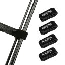 Booms Fishing RS3 ロッドベルト ブラック 150mm 四本入り(4)