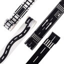 YUBX マスキングテープ 4個 セット 和紙テープ 道路 車線 鉄道 超ロング DIYクラフト 子供のおもちゃ 手帳 プラン ナー スクラップブック ラッピング プレゼント装飾 (50mm x 5m)