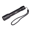 エルパ (ELPA) 防水機能付 LEDアルミライト 200lm (ブラック/電池式) ハンドストラップ付き/懐中電灯 (DOP-EP320)(4)