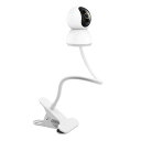 フレキシブルマウント クランプ TP-Link | Tapo C200 C210カメラ用 35cm クランプ式アームスタンド 360度回転可能 安定した取り付け...