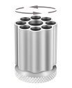 快速旋回筆箱, ペン立て, ペンホルダー, ペン置き, 文鎮 シルバー/ブラック事務用品及び机の収納 (silver)
