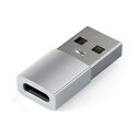 Satechi Type-A (オス) to Type-C (メス) 変換アダプタ (標準USB-Aポート付きのiMac, MacBook, PCなど対応) (...