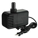 水陸両用ポンプ 水中ポンプ 吐出量2400L/H 揚程2.4M 水槽循環ポンプ 給水・排水ポンプ 小型 ミニポンプ 電力40W 静音設計 IP68防水 池、水族...