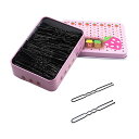 BetterJonny 200pcs ヘアピン U ピン 玉付き 段付き ユーピン 6cm 髪留め かんざしパーツ ヘアクリップ 髪飾り ヘアアクセサリー ヘア...