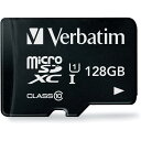 バーベイタム (Verbatim) microSD 128GB 最大90MB/s UHS-1 U1 class10 アイ・オー・データ機器による安心の国内サポー...