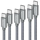 USB C ケーブル【3本 0.3m+1m+1.8m】タイプCtoC ケーブル PD対応 60W急速充電 USB C to C ケーブル iPad mini 6...