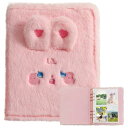 HIGHAWKトレカケース コレクトブック チェキ アルバム カードファイル バインダー式 3インチ写真 240枚収納 大容量 可愛い プレゼント(ピンク ウサ...