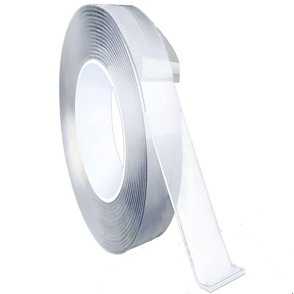 両面テープ 魔法テープ 繰り返し はがせる 超強力 のり残らず ナノテープ 粘着テープ 洗濯可能 透明 防水 あと残らない テープ 耐熱 便利 家庭 オフィス ...