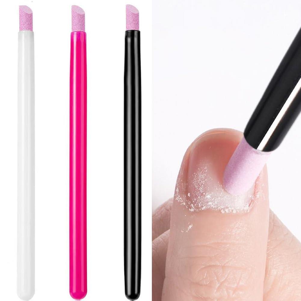 Forahome ストーンプッシャー 3本セット 使いやすい ペンタイプ 甘皮処理用キューティクルプッシャー ..