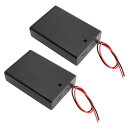 単3電池用 電池ボックス 2本/3本/4本 2個入り 電池ケース 3V/4.5V/6V ON/OFFスイッチ付き リード線付き 単3電池ボックス バッテリー ボ...