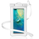 【強化版】防水ケース 携帯電話用 指紋認証/Face ID認証対応 防水ケース スマホ用 IPX8認定 撮影 通話 最大7.0インチ以下対応 iPhone 14 iPhone13 Pro12 mini SE 11 Pro Max X XR XS 8 7 Androidに対応 水中撮影 タッチ可 釣り お風呂 海水浴 水泳など適用