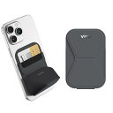 TMOM Magsafe対応 iPhone15用スタンド マグセーフ スマホスタンド スマホ カードケース マグネット式 スマホケース レザーウォレット 超薄 ...