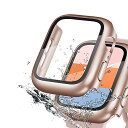 DIKESHGU for Apple Watch防水ケース series6/SE/5/4 44mm/40mm アップルウォッチ保護カバー ガラスフィルム 一体型...