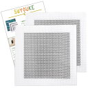 5WYOUKE リペアプレート 25*25cm (アルミメッシュ枠20×20cm) 壁穴補修キット 2枚セット リペアパッチ 壁修理パッチ 壁補修 穴埋め グラ...