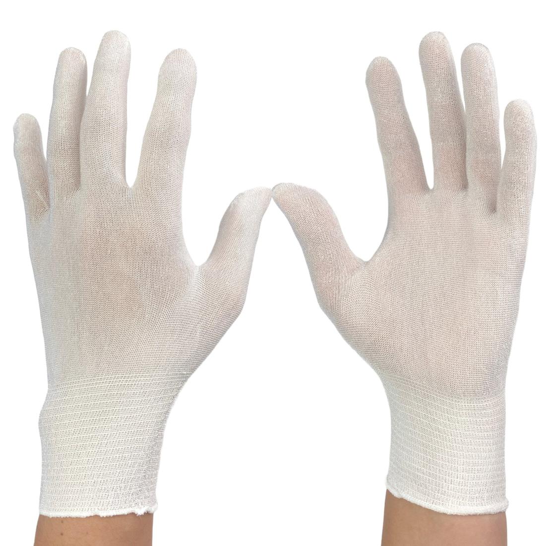 [ウインセス] インナー手袋 キュプラ インナーグローブ 薄手 超薄手 18ゲージ ベンベルグ 手袋 6枚 20..