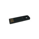 USBメモリ16GB ブラック USB2.0 フラッシュメモリ 薄型 シンプル