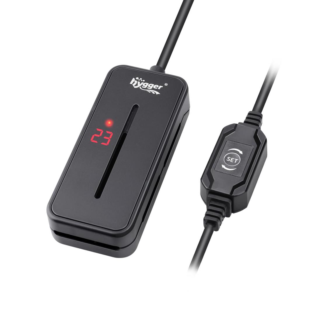 hygger 水槽ヒーター 小型 25W 水中ヒーター ミニ ベタヒーター 15-34℃温度調節可能 ...