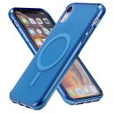 【米軍規格・Magsafe対応】Gtsoho iPhone XR用 ケース 半透明 マグネット搭載 ワイヤレス充電 耐衝撃 耐久性 全面保護 黄ばみなし ストラ...