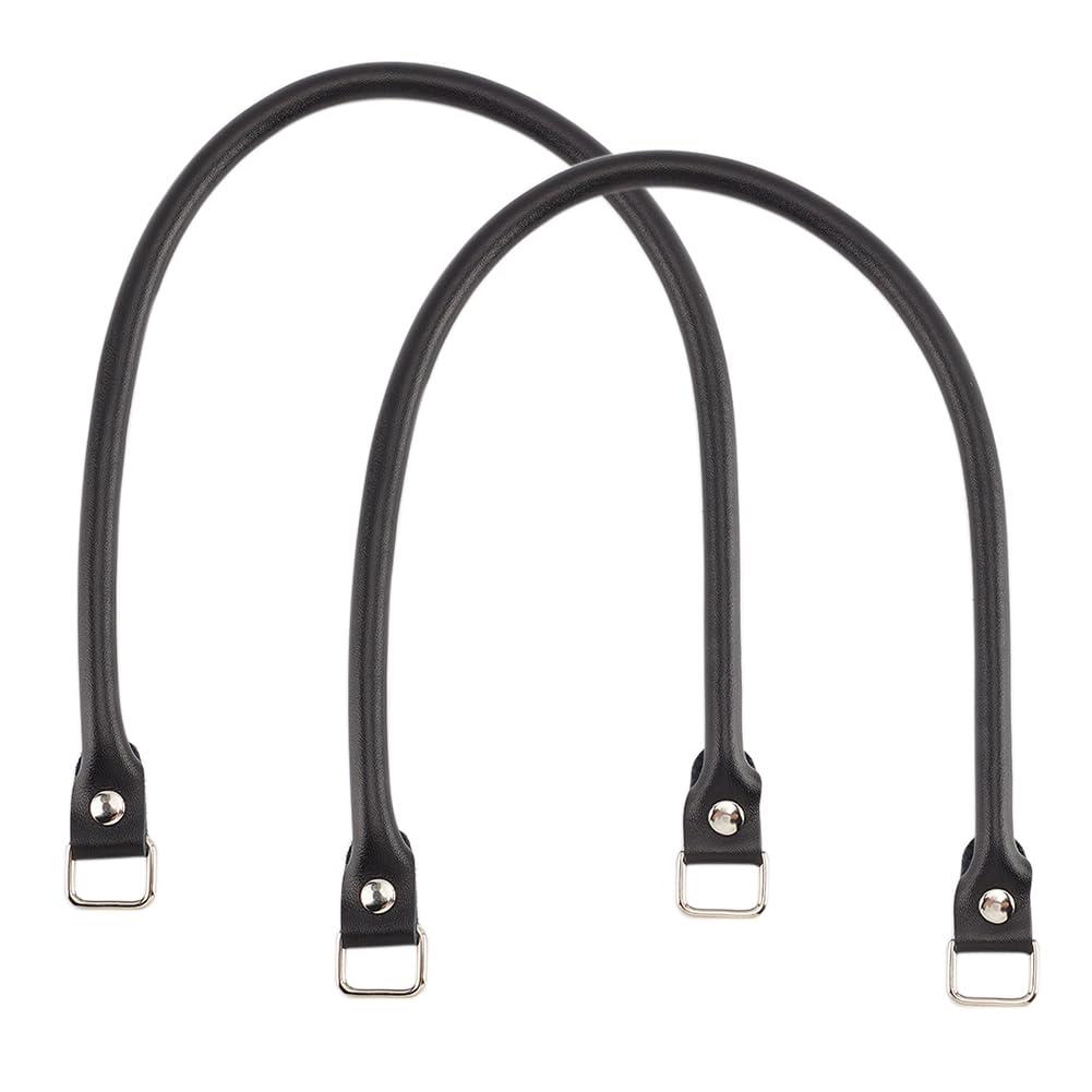PH PandaHall バッグ持ち手 60cm 本革 2本 かばん取っ手 ビジネスバッグ修理用 付け替え バッグストラップ レザー ハンドバッグハンドル 手芸...