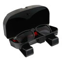 ledmomo サングラスケース 車 サンバイザー ボックス サングラスホルダー 車載 カーサンバイザー用 サングラス収納 眼鏡 収納ケース オーガナイザーホル...