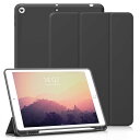 KenKe 新型 iPad 第9世代 ケース 10.2 インチ (2021/2020/2019モデル) 軽量 柔らかいシリコン TPU材質ペン 収納 iPad9...