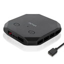 upHere ファン転送ハブ 最大14基 12V変換5Vファンハブ 5V 3PINアドレサブルARGBファン用8ポートとPWMファン用6ポート マザーボード対応...