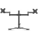 Bracwiser 2画面 40cm 自立式 モニターアーム ディスプレイ スタンド 13-32インチ対応 水平多関節 耐荷重10kg(1台) VESA規格75...