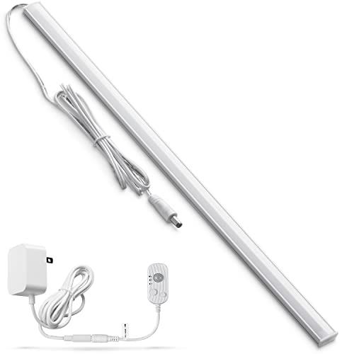 LEDセンサーライト 室内 コンセント 人感センサー【分離式 消灯時間設定】LED バーライト 明るい 無段階調光 40cm 薄型 マグネット 工事不要 玄関/...