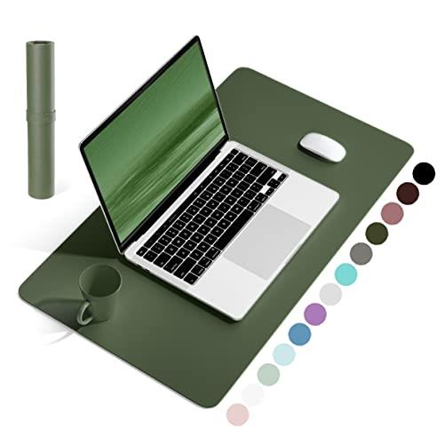 デスクマット レザーデスクパッド 大型マウスパッド 裏面はスエード 滑り止め 厚さ2mm 防水 防油 断熱 お手入れ簡単 オフィス 自宅用 装飾用 デスクパッド...