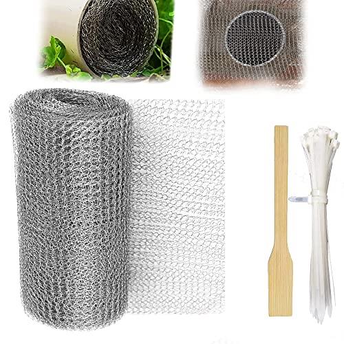 ネズミ駆除 網 ステンレスソフトネット ネズミ 駆除 防鼠金網 ねずみ対策 コウモリ撃退グッズ ネズミ 侵入防止 金網 通気口 排水口 鼠 害獣対策 ナメクジ カタツムリ ヘビ 侵入防止ネット (20cm×3m)