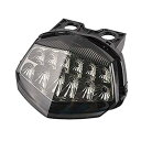 Karun バイク LED テールライト ウインカー内蔵 ブラックレンズ 適合車種(forカワサキ forNinja250R 08-12年 )