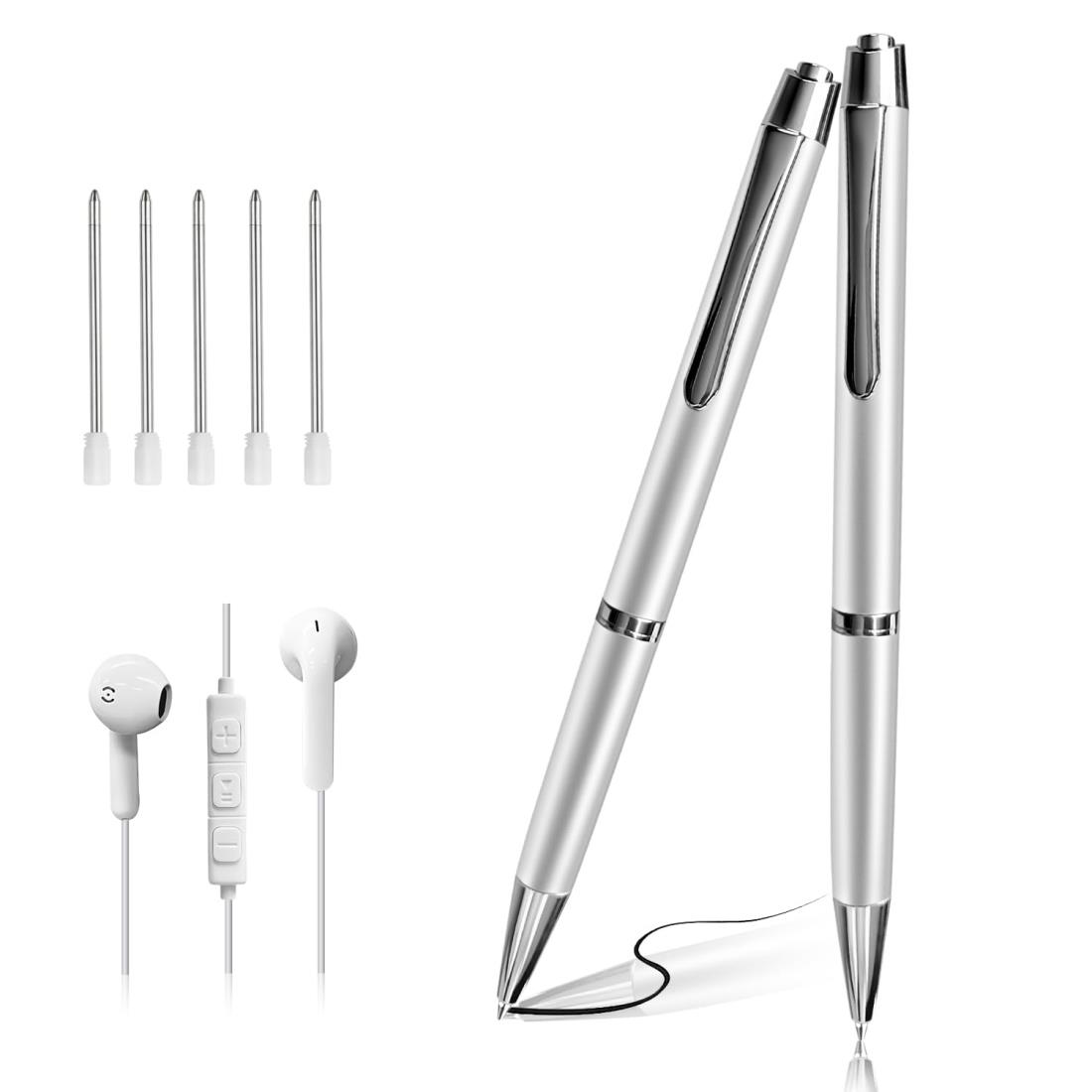 【2024新版&32GB】TDW ボイスレコーダー ペン型 ICレコーダー 録音機 ペン型ボイスレコーダー 20時間連続録音 軽量 極細 小型 長時間連続録音 ...