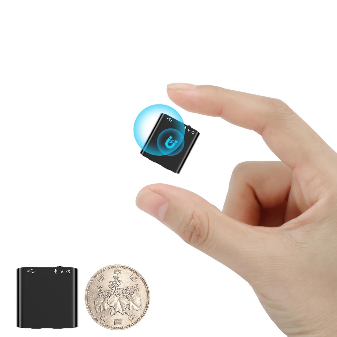 TDW ボイスレコーダー 超小型 録音機 ICレコーダー 32GB大容量 小型ボイスレコーダー ミニレコーダー 3..