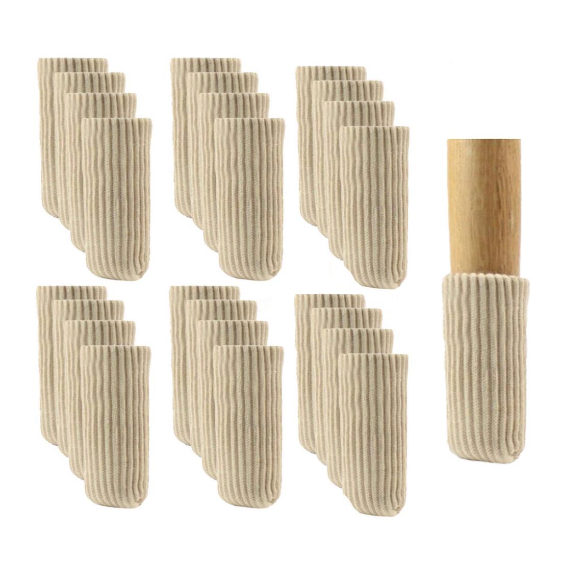 [24枚入り] 椅子脚カバー 椅子あしカバー チェアソックス イス足カバー 高弾性 騒音と傷防止 取り付け..